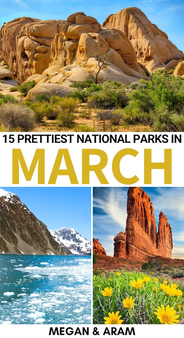 visit utah national parks in march