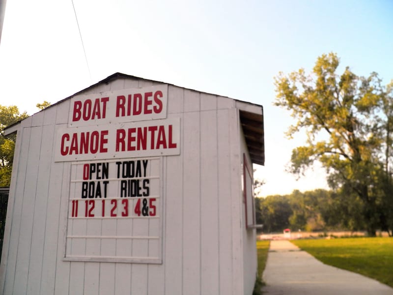 Canoe rental in Illinois (Starved Rock State Park)